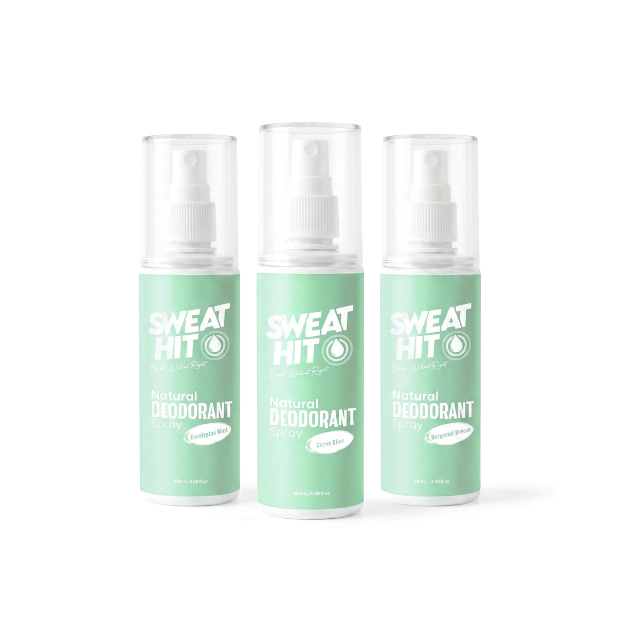 Natural Deodorant Spray (Citrus Bliss) - Pack Of 3
