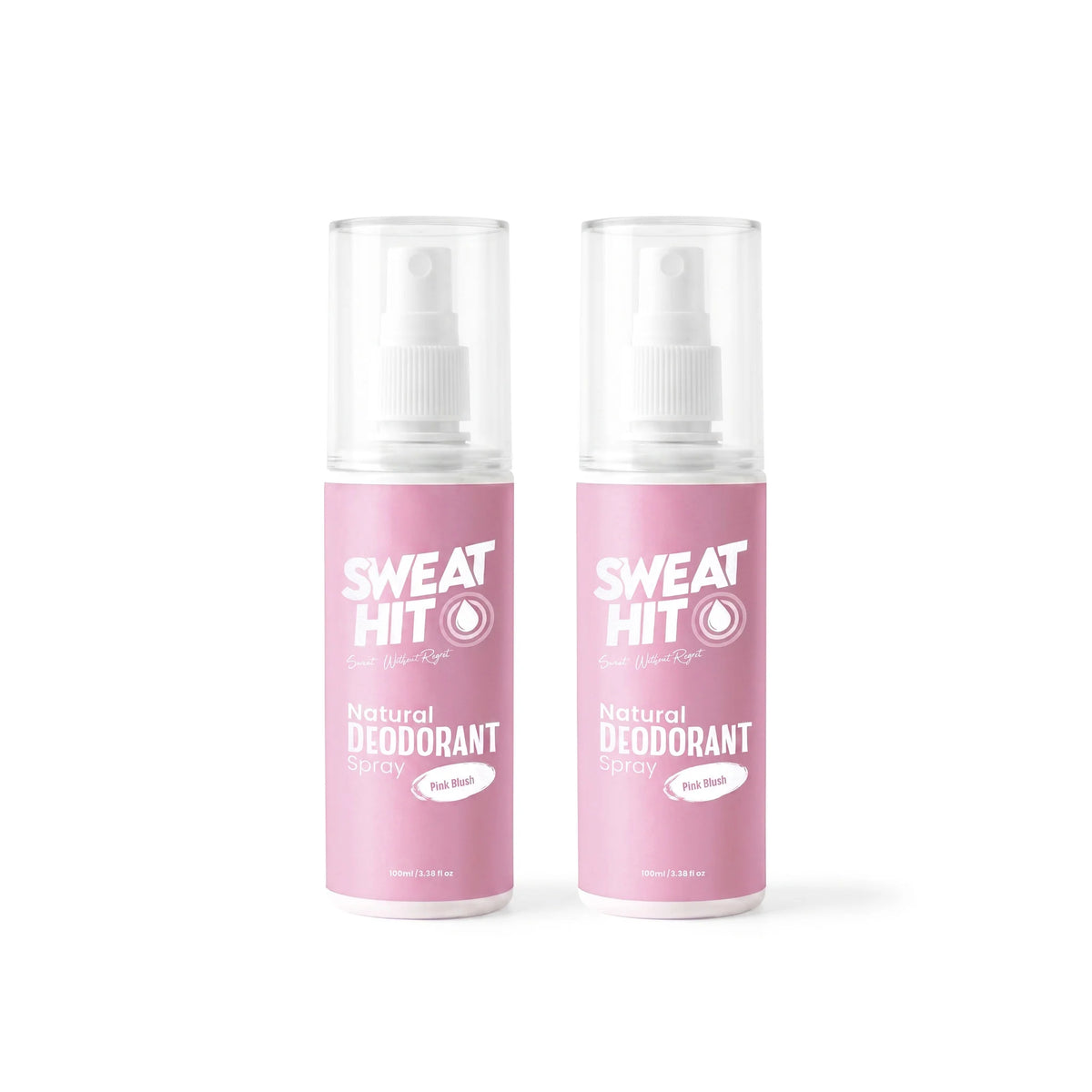 Natural Deodorant Spray (Pink Blush) - Pack of 2